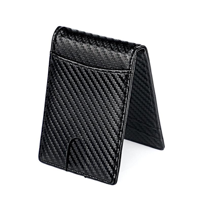 Men's Wallet Plus Women's Short RFID Leather Wallet OEM Custom Aluminum Frame Card Bag