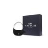 Coach Payton 21 Classic Monogram Zipper Closure Faux Leather Half Moon Bag Women Handbags Black CN011-SVDTV