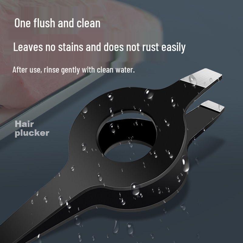 Stainless Steel Tweezers for Beard and Hair Removal, Plucking Tool for Chicken, Duck Feathers, and Pig Bristles