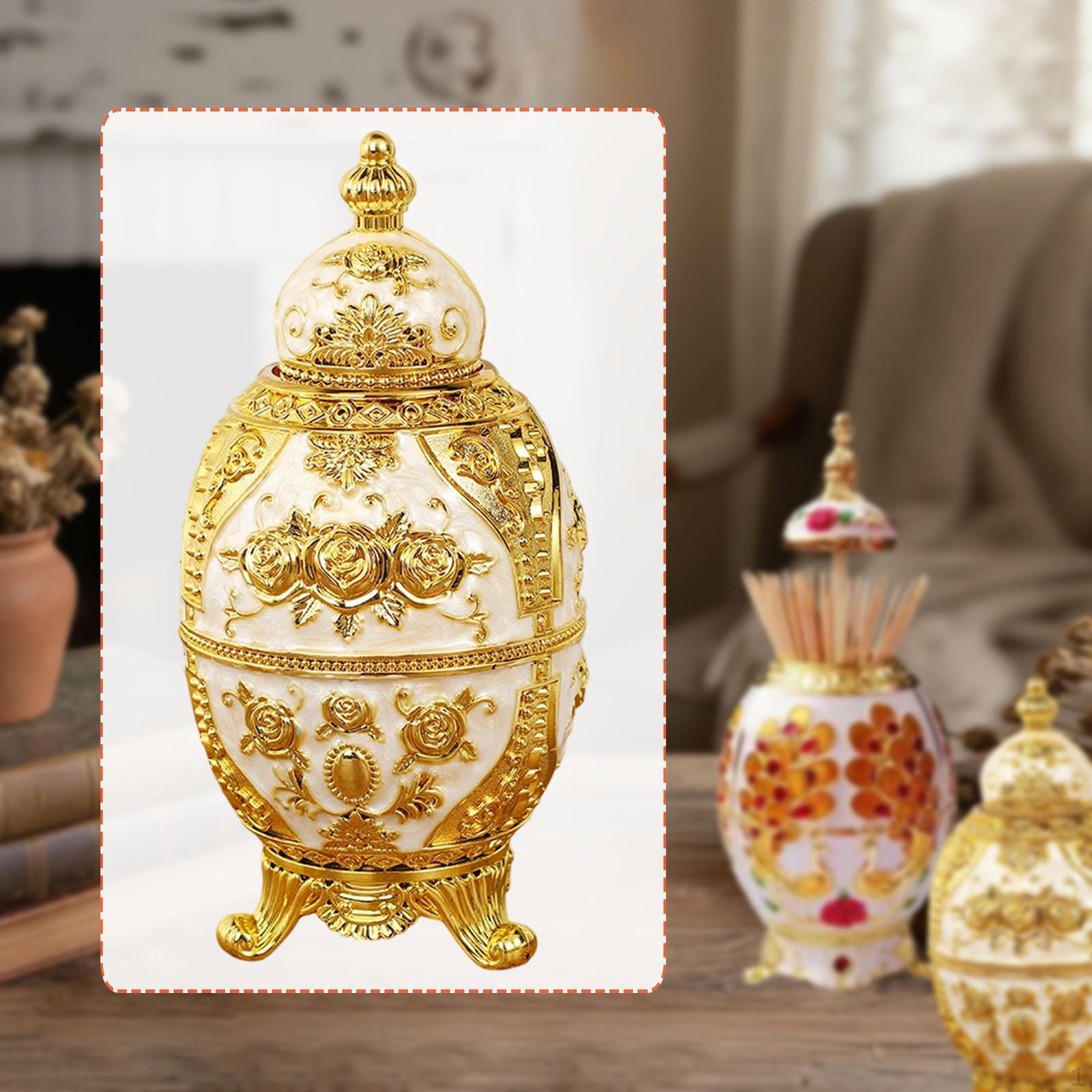 Диспенсер для зубочисток Коробка для хранения Кухонный гаджет Элегантный Органайзер Контейнер Подарок белый