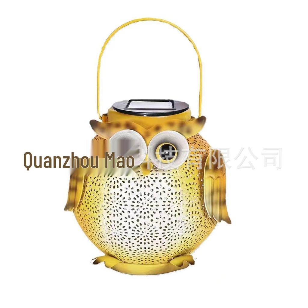 Exclusive Iron Art Owl Solar Light - Outdoor Courtyard and Villa Decoration