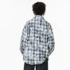 New Japanese Mid-length Shirt for Spring for Men's Fashion Trend Casual Plaid Shirt