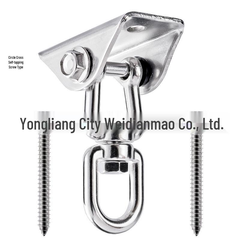 Rotating 304 Stainless Steel Aerial Yoga Hammock Hanging Kit