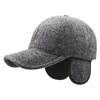 Middle-Aged And Elderly Men'S Cap, Father'S Hat, Wind-Cold Ear Protection, Elderly Hat, Fleece Thickened Warm Baseball Cap
