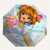 1pc Magic Wand card Petals Themed High-quality Umbrella,Automatic Opening and Closing Umbrella,Multi-functional Umbrella G0811322
