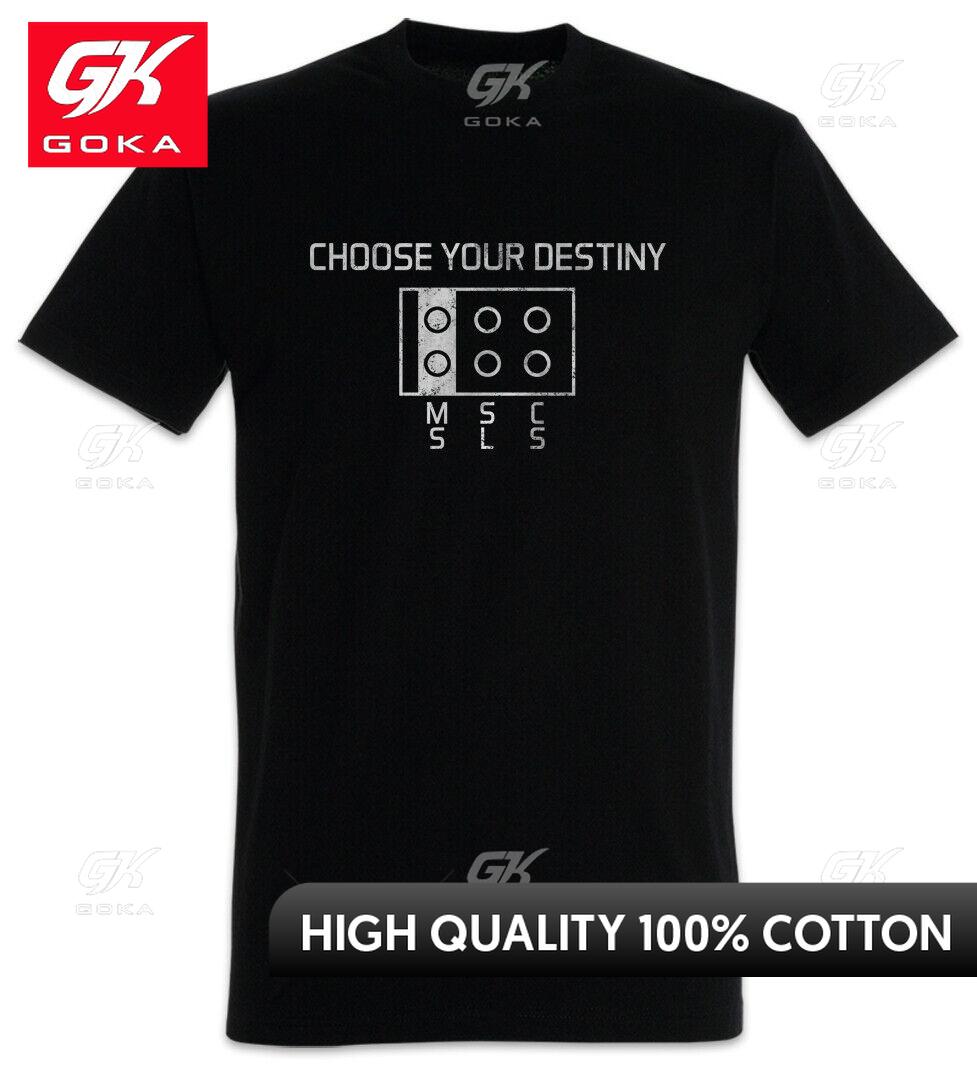 Choose Your Destiny Plug Nerd Geek Fun MSC SLS Laidback Charming Vintage Tees Smart Refined Original Tshirt S