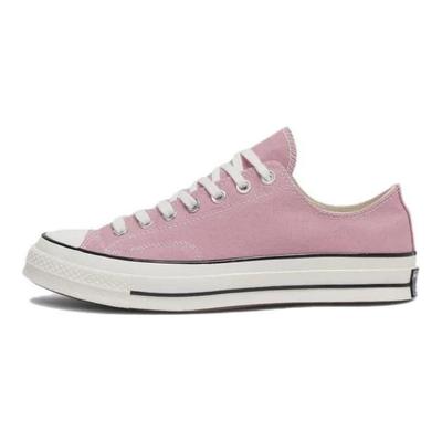 1970s Comfortable Low Top Canvas Shoes Unisex Sneakers Pink A12492C