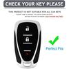 AIOEUOIA Key Fob Shell Keyless Entry System for Chevrolet Spark Traverse Equinox Trailblazer Tra