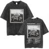 T-shirt Vintage Lavate Kendrick Lamar & SZA Grand National Tour 2026 They Not Like Us Grafica T-shirt Uomo Hip Hop T-shirt Y2K