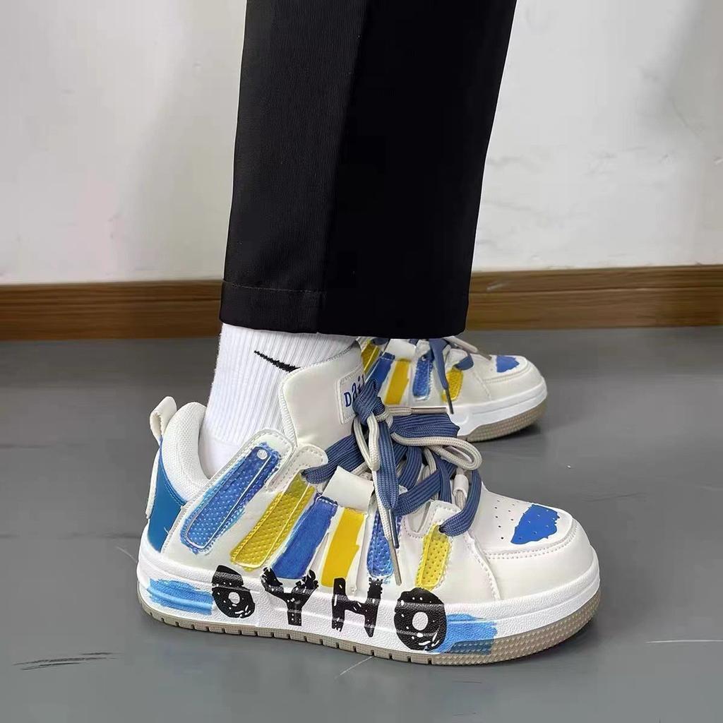 2024 Pops Boty Korean Ins Board Shoes Tenisky s tlustým dnem