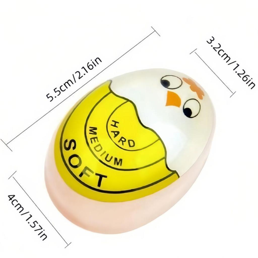 Colorful Cute Egg Timer: Stylish Kitchen Tool for Perfect Boiled Eggs