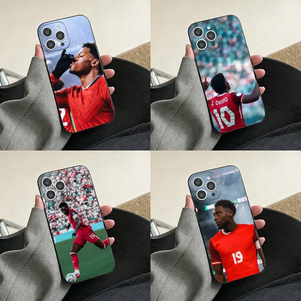 Jonathan David Phone Case For iPhone 17, 16,15,14,13,12,11 Plus,Pro Max, Others Soft Black Cover