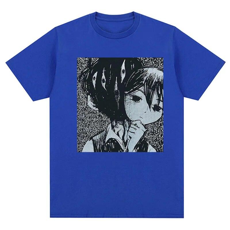 Anime Figure Tee Popular Omori T-Shirt Printed T-shirt Hip-pop Casual High Quality Classic Streetwears for Men and Women Short Sleeves