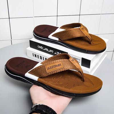 Man House Flip Flops Summer Breathable Beach Shoes EVA Slippers Sandals Men Flip Flops Soft Slippers Home Clogs Slides