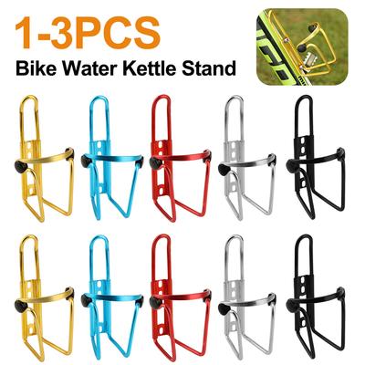 Hervidor de agua para bicicleta de montaña, soporte para botella de agua, soporte para vaso, equipo de ciclismo, aleación de aluminio, 1-3 uds.