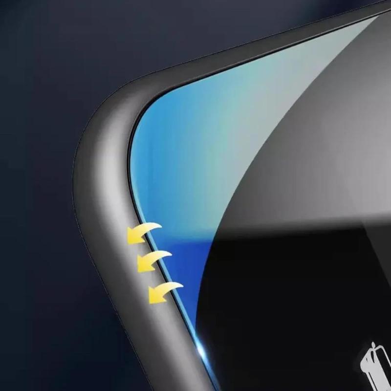 High Transparencys Tempereds Glass Guard for Model 3 2023-2025 Rear Seat Display 8inch Shatters Resistant Film