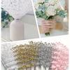 Artificial Mini Pearl Flowers White Pearl Beaded Stamen, Bridal Wedding Pearl Flower Bouquet Party Decor, DIY Wreath Bride Wedding Pearl Flower