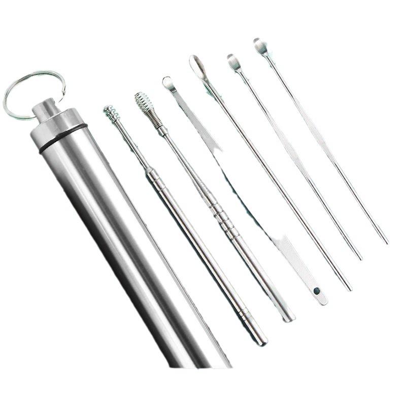 Stainless Steel Ear Cleaning Tool Set for Adults