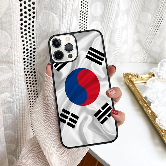 South Korea Flag Phone Case For Samsung Galaxy S10 S22 S23 S24 Note 10 20 Lite S20 Plus S21 Ultra Back Cover