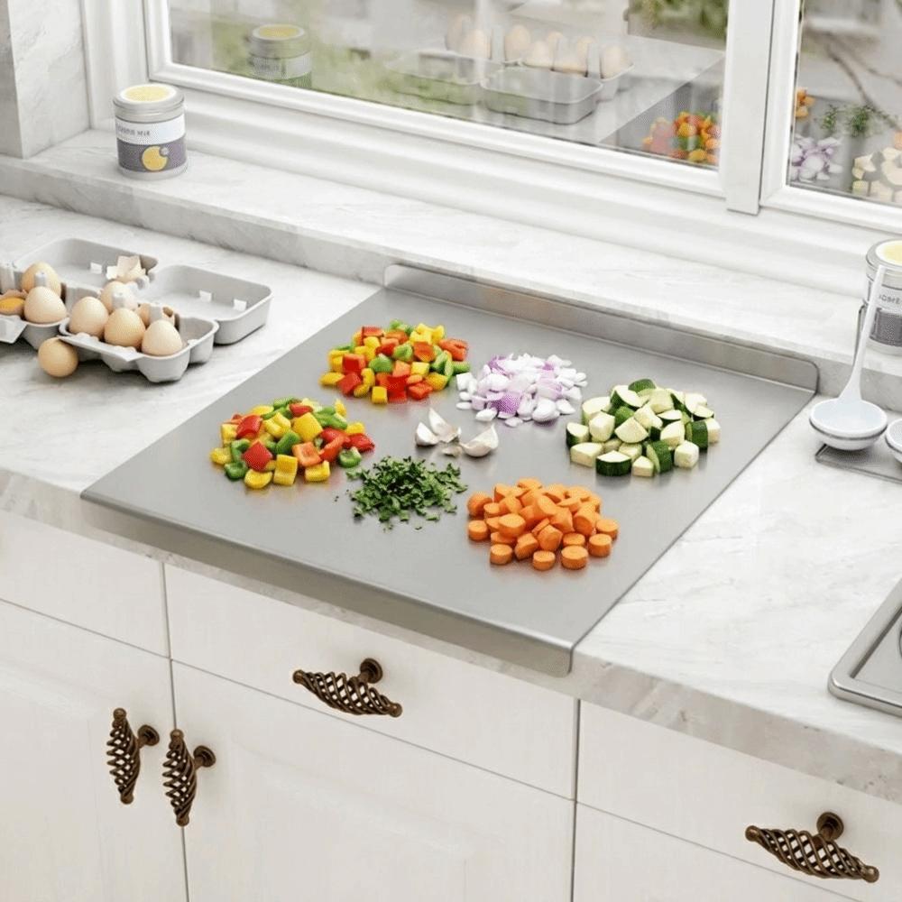Anti-Mold Chopping Board Double-sided Chopping Block Stainless Steel Cutting Board  Cutting Dough