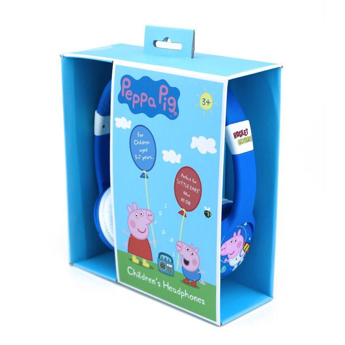 Casque - PEPPA PIG - George Rocket - 85 dB - Pour Enfants 3-7 Ans - Confortable Et Ajustable