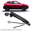 Front Outside Door Handle with Keyless Entry 80640 1FE0B Right Side Exterior Door Handle for Juke F15 2010 To 2019 With Hole