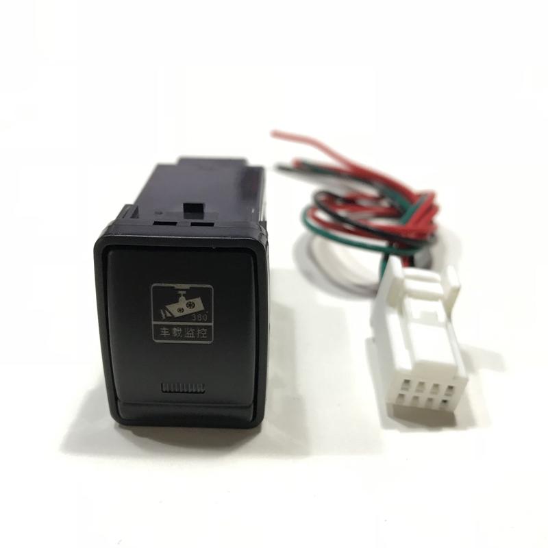 Monitor Registratore Telecamera LED Fendinebbia Radar Sensore di Parcheggio Portellone Interruttore a Pulsante con cavo Per Nissan Serena Venucia