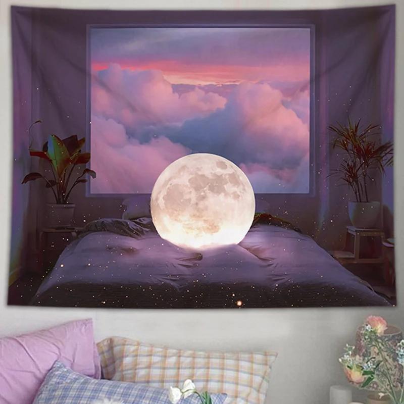 Ashou Aesthetic Background Pattern Tapestry Wall Hanging Decoration Home Art Room