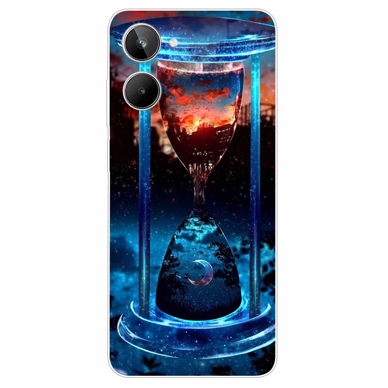 For Realme 10 4G Case 6.4'' Soft TPU Cats Lions Protection Silicone Phone Covers for Realme 10 Case 2022 Clear Realme10 RMX3630
