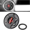 2024 New Tank Fuel Cap Compatible For BMW S1000RR M1000RR 2019-2024 2023 2022 CNC Aluminum Motorcycle Fuel Filler Cover Gas Tank Cap Moto(S-Black)