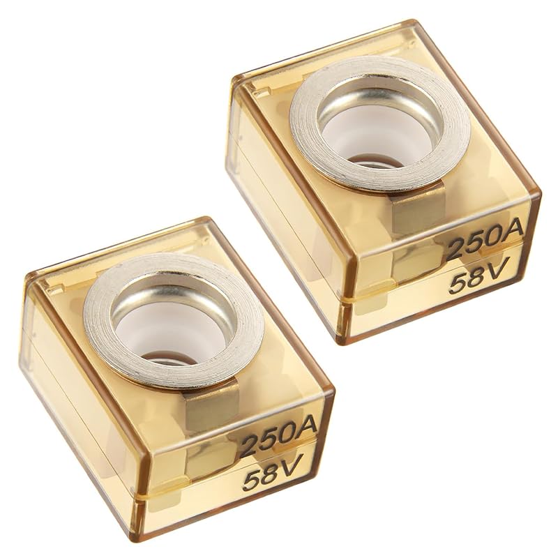 BOJACK Terminal Fuse 300A Marine Rated Battery Fuse (MRBF) 58V DC Max IP66 Waterproof for The Circuit Protection of Automobiles RVs Cranes Ships