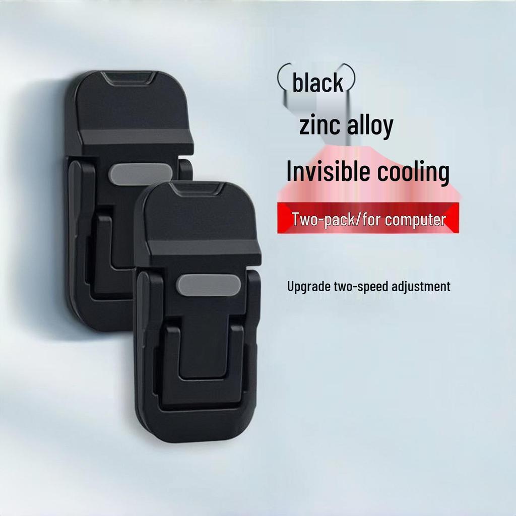Portable Laptop Cooler Stand: Invisible Mini Folding Bracket with Keyboard Support