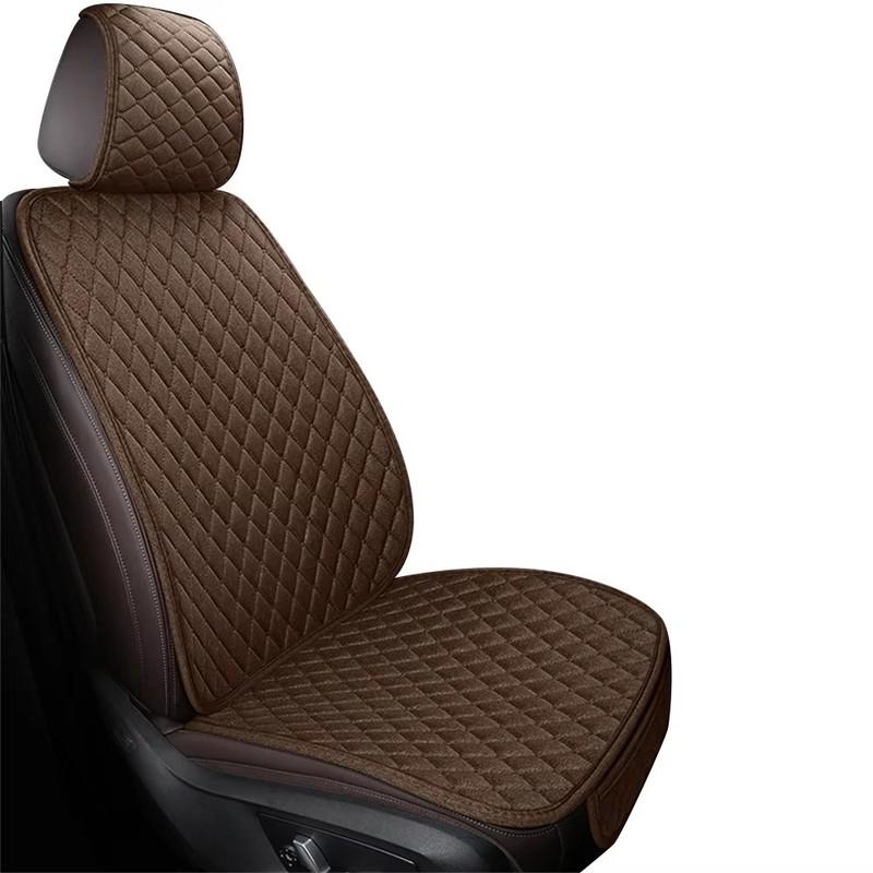 Universal Flachs Auto Sitz Abdeckung Vorne Hinten Kissen Komfortable Atmungsaktive Schutz Matte Vier Jahreszeiten Pad Auto Innen Zubehör