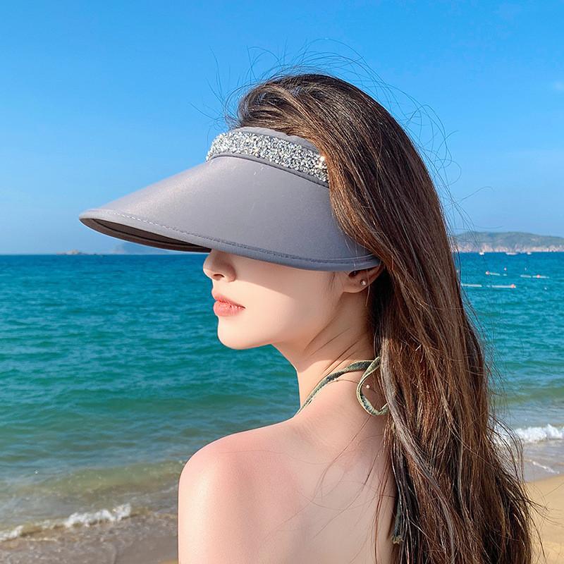 Sparkling Open Top Sun Hat For Beach And Outdoor Activities