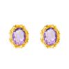 S925 sterling silver stud earrings necklace ring set with natural crystal stone brushed craftsmanship light luxury section high-rise jewelry set