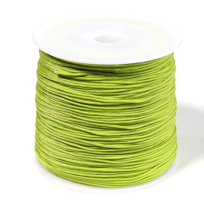 90M/Roll 0.8mm Jade Thread Hand-woven Rope Braided Beaded Thread for DIY Bracelet Jewelry Handcraft Cord Material Wholesale
