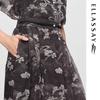 ELLASSAY Chinese Style Ink Wash A-line Skirt