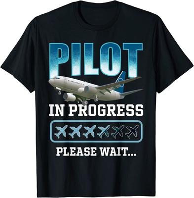 Pilot In Progress Future Pilot Airplane Lovers Unisex T-shirt