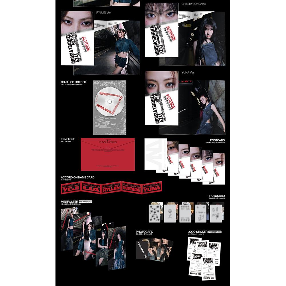 [Pre-order] ITZY - TUNNEL VISION (Member Ver.)