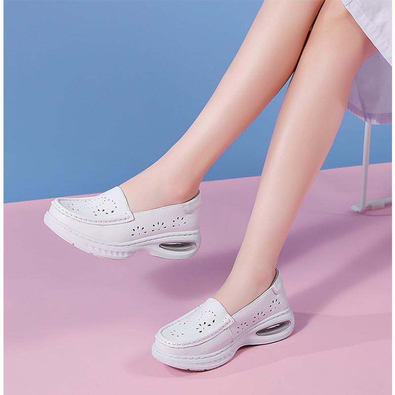 Buty Pielęgniarskie z Poduszką Powietrzną dla Kobiet Wygodne z Miękką Podeszwą Antypoślizgowe Oddychające i ażurowe Buty Antyzapachowe