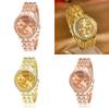 Rhinestone Three Women Eyes Steel Band Quartz Watch Decoratives Delicate Thin