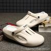 Hole shoes men's new summer wear non-slip and breathable thick-soled bag head slippers casual seaside beach sandals