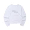 EEERRR Eeerrr Distorted Logo Raglan Long Sleeve (White)