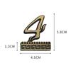 1PCS Relief Metal House Number with Magnet 5.8*4.5cm Door Number Apartment Door Numbers for Outdoor Hotel Home Mail Box Label