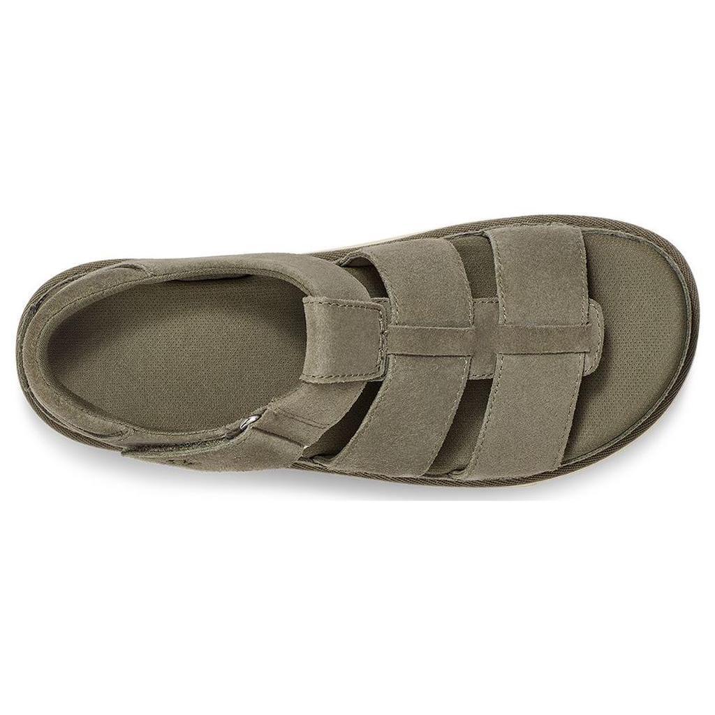 UGG Cow Split Leather Fashion Sandal Women's Moss Green 1137890-MSG