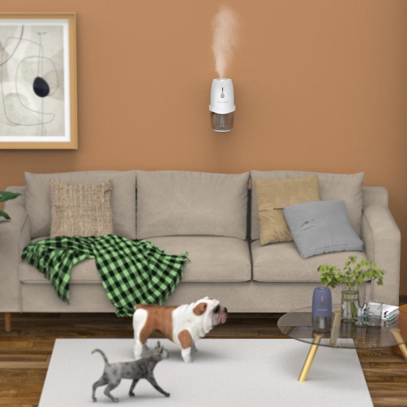 Automatic Scent Diffuser Hotel Bathroom Home Use Battery Operated Air Freshener With Motion Sensor LED Night Light