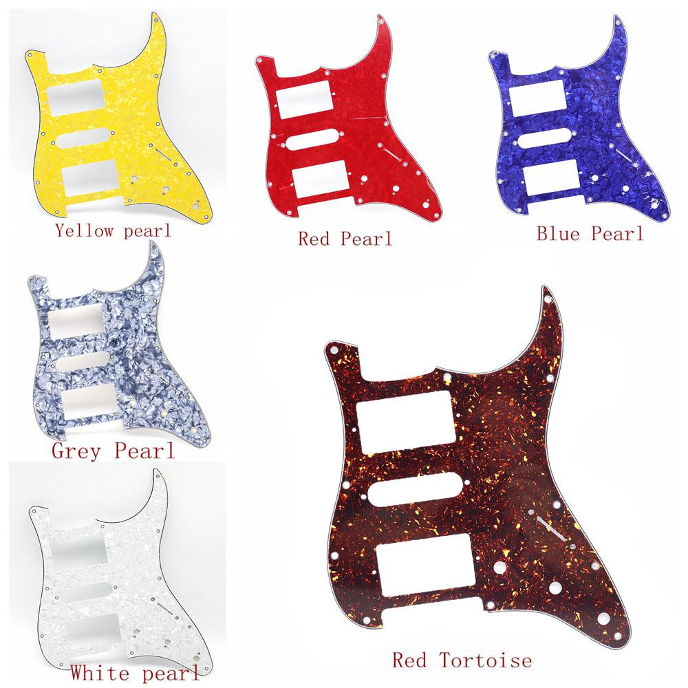3 Ply 11 Holes HSH Electric Guitar Pickguard for FD ST Style Guitar Accessories with Screw