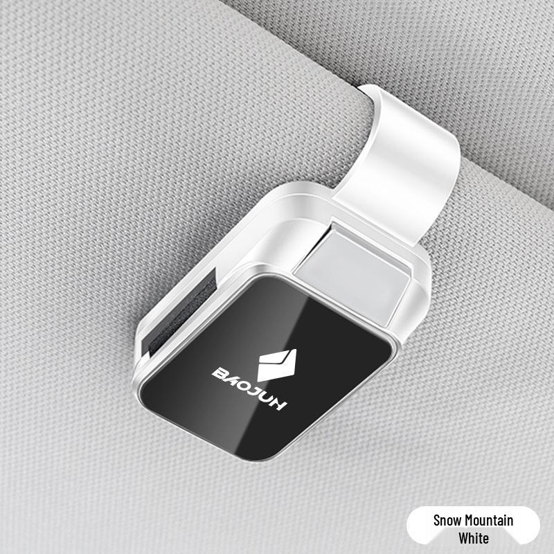 Clip Doble para Gafas Baojun Yueye Plus para Parasol de Coche - Estilo Creativo Mar de Nubes