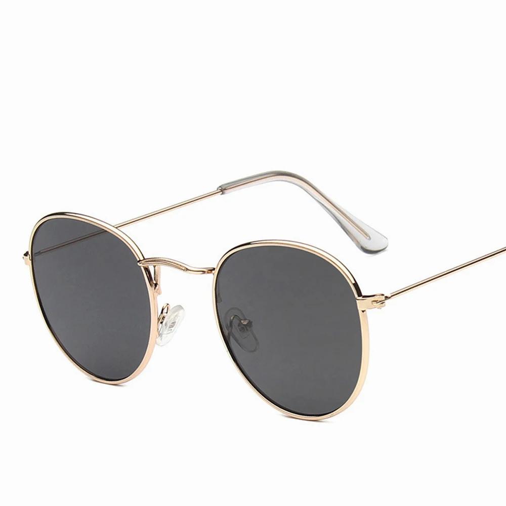 Vintage Mirrored Sunglasses  Men And Women'S Retro Sun Glasses With Metal Frame  Outdoor Fashion Eyewear