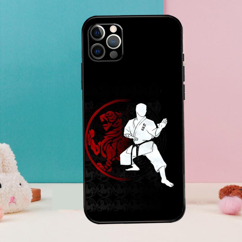 Shotokan Karate Symbol Phone Case For iPhone 16 15 14 12 11 13 Pro Max 12 13 mini XR 15 16 Plus 16e Cover Coque